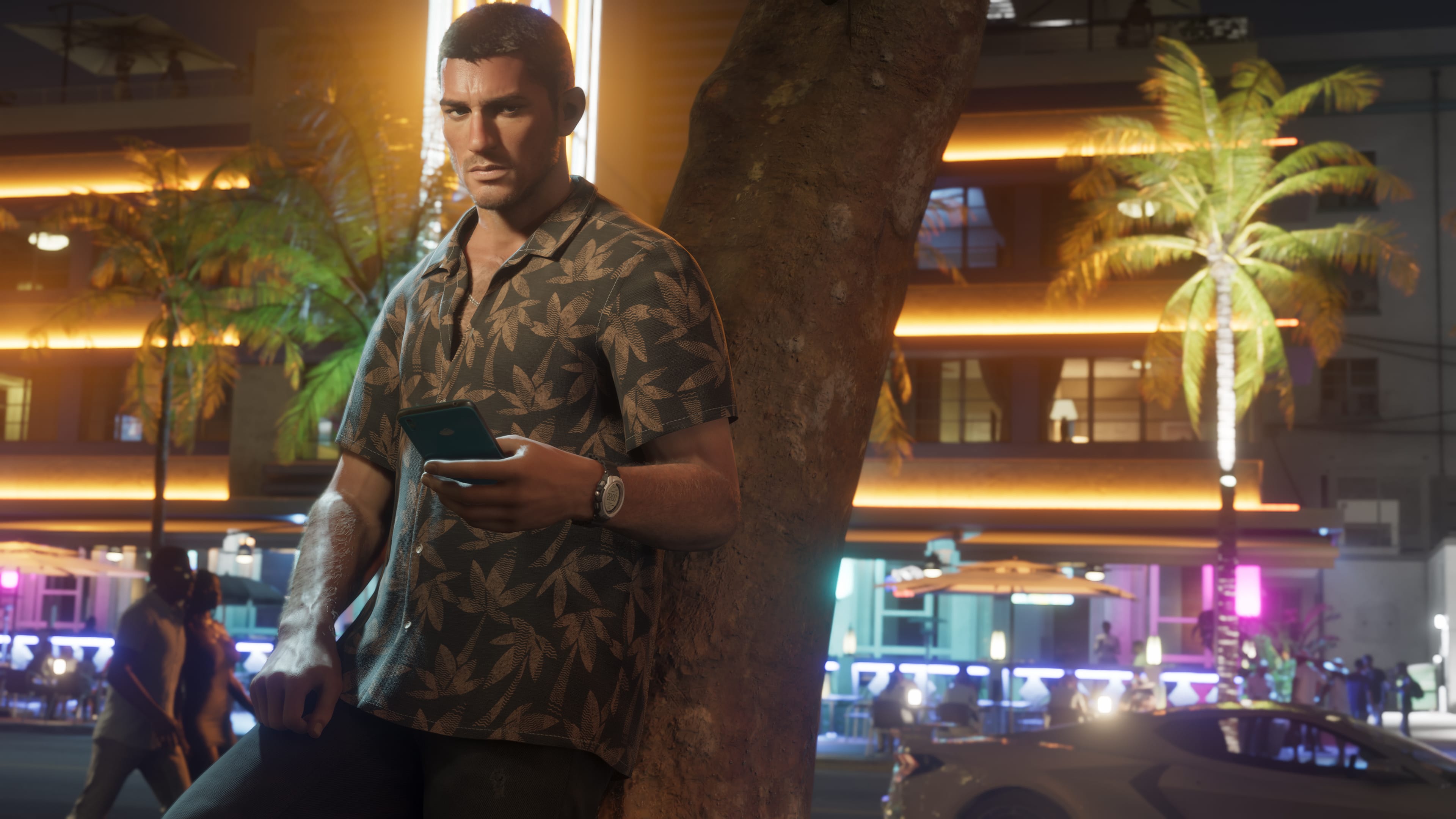 Jason Duval using his phone in-game — digital edition